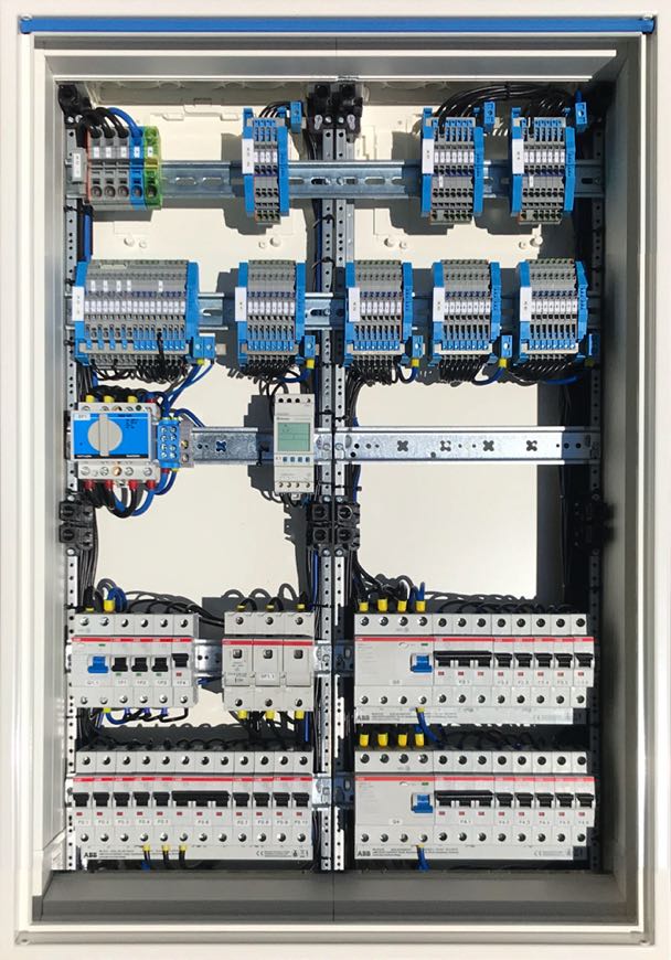 Schaltschrank gebaut von GTW Elektroservice in Taucha